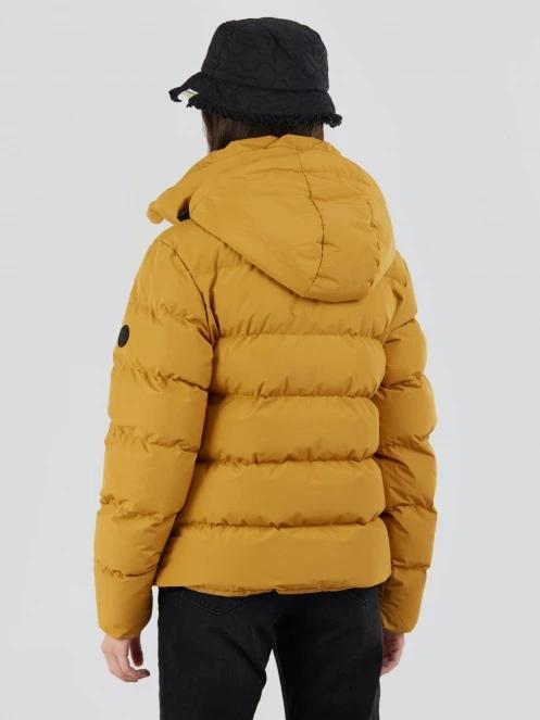 Fundango Amber Padded Jacket női steppelt átmeneti kabát sárga színben 3