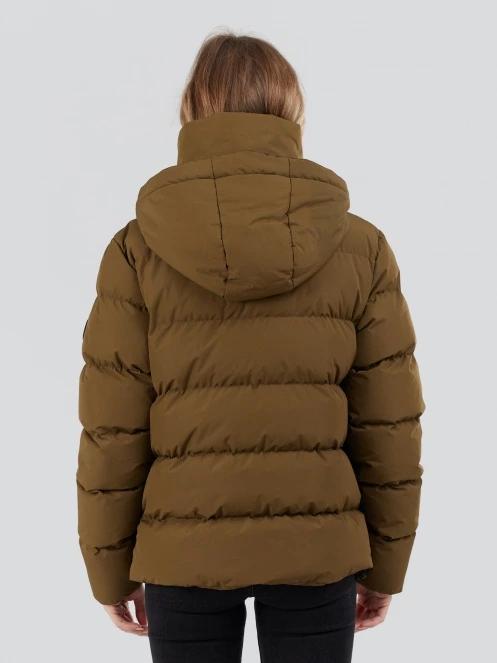 Fundango Amber Padded Jacket női átmeneti kabát oliva színben 3