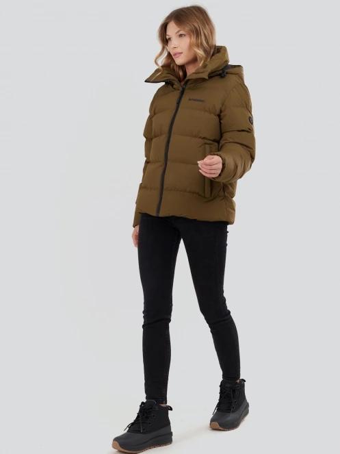Fundango Amber Padded Jacket női átmeneti kabát oliva színben 4