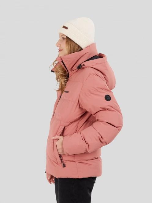 Fundango Amber Padded Jacket női steppelt átmeneti kabát rózsaszín színben 7