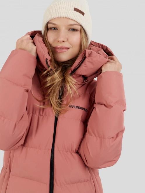 Fundango Amber Padded Jacket női steppelt átmeneti kabát rózsaszín színben 8