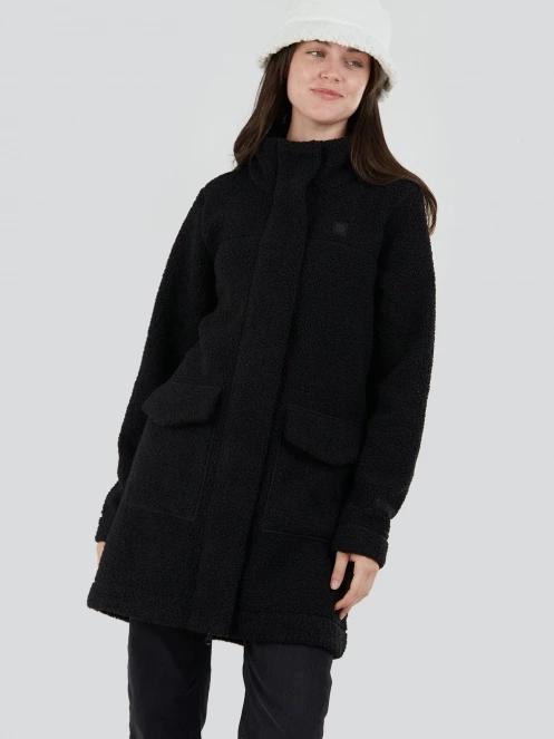 Fundango Elle Fleece Jacket női átmeneti kabát fekete színben 2