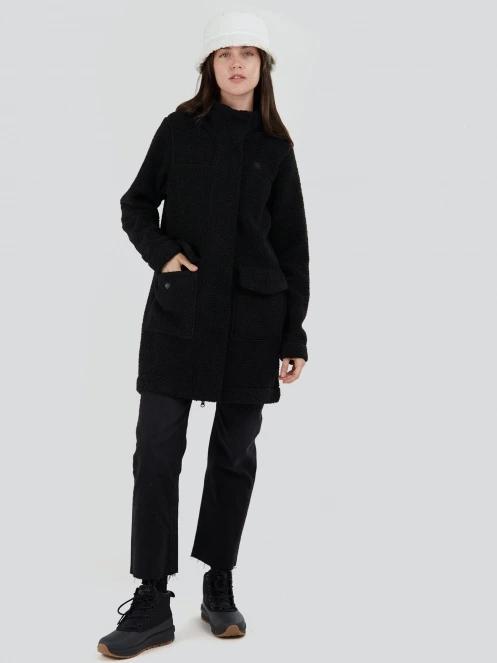 Fundango Elle Fleece Jacket női átmeneti kabát fekete színben 4