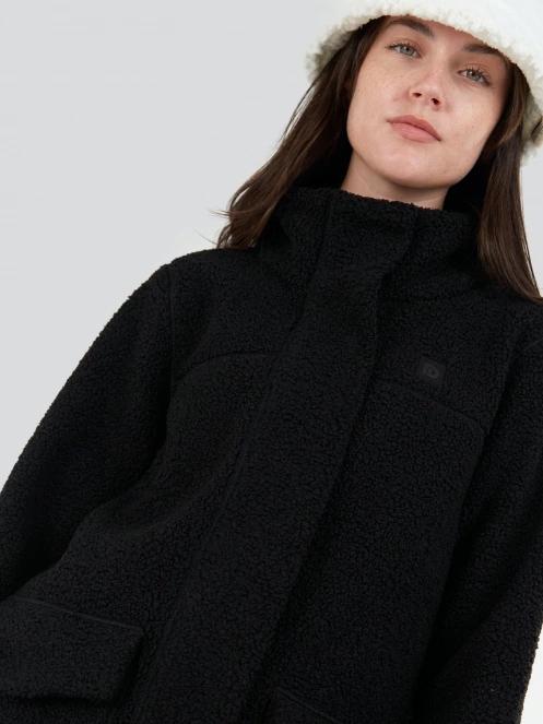 Fundango Elle Fleece Jacket női átmeneti kabát fekete színben 6