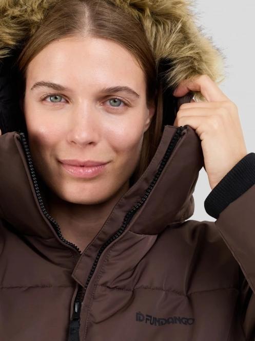 Fundango Meganne Padded Jacket női télikabát sötétkék színben 7