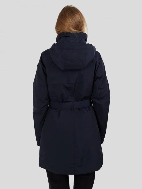 Fundango Charlotte Trenchcoat női ballonkabát sötétkék színben 3