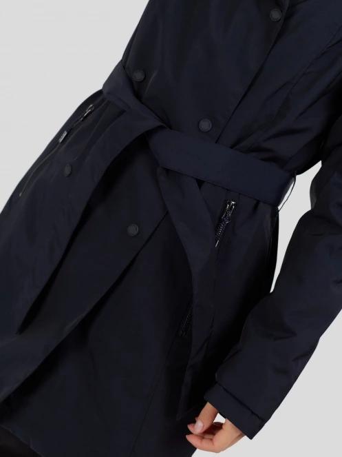 Fundango Charlotte Trenchcoat női ballonkabát sötétkék színben 7