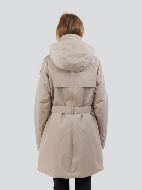 Fundango Charlotte Trenchcoat női ballonkabát homok színben 3