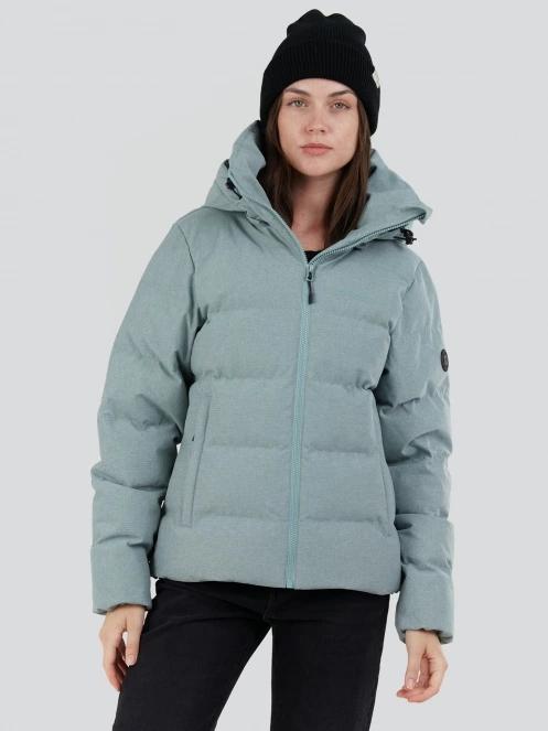 Fundango Mirabelle Padded Jacket női steppelt átmeneti kabát zöld színben 2