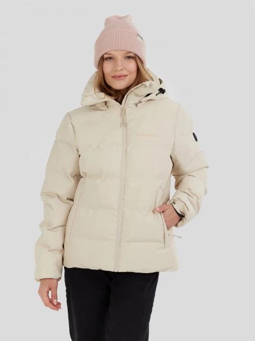 Fundango Mirabelle Padded Jacket női steppelt átmeneti kabát homok színben 2