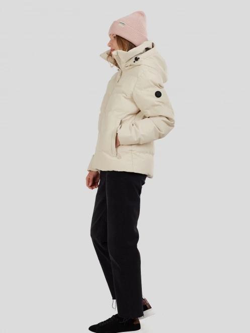 Fundango Mirabelle Padded Jacket női steppelt átmeneti kabát homok színben 4