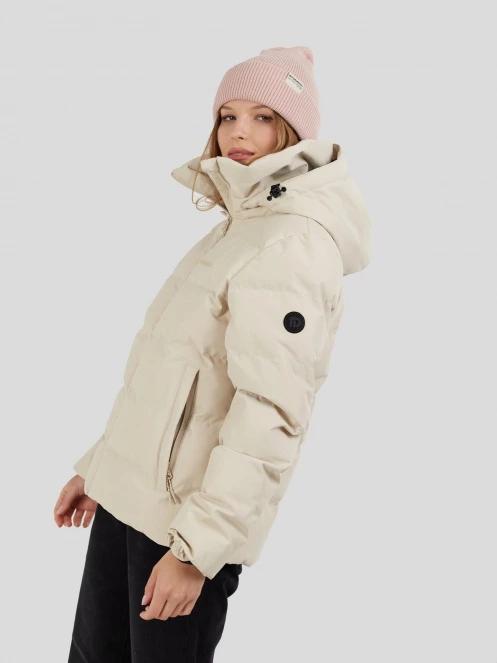 Fundango Mirabelle Padded Jacket női steppelt átmeneti kabát homok színben 5