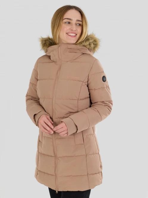 Fundango Melody Padded Jacket női télikabát barna színben 2