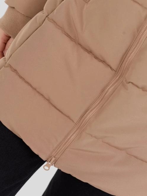 Fundango Melody Padded Jacket női télikabát barna színben 9