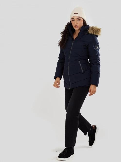 Fundango Prue Padded Jacket női télikabát sötétkék színben 4