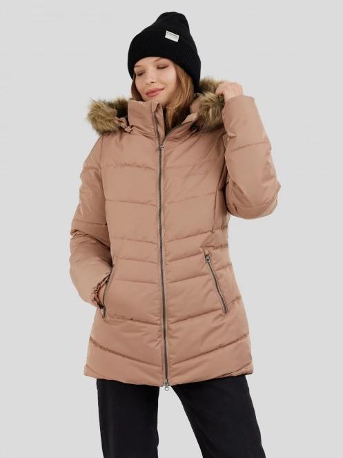 Fundango Prue Padded Jacket női télikabát barna színben 5