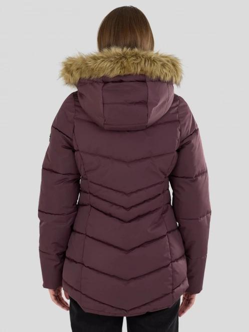 Fundango Prue Padded Jacket női télikabát lila színben 3