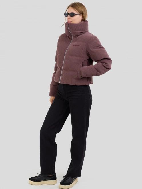 Fundango Lina Padded Jacket női steppelt átmeneti kabát lila színben 4