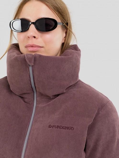 Fundango Lina Padded Jacket női steppelt átmeneti kabát lila színben 6