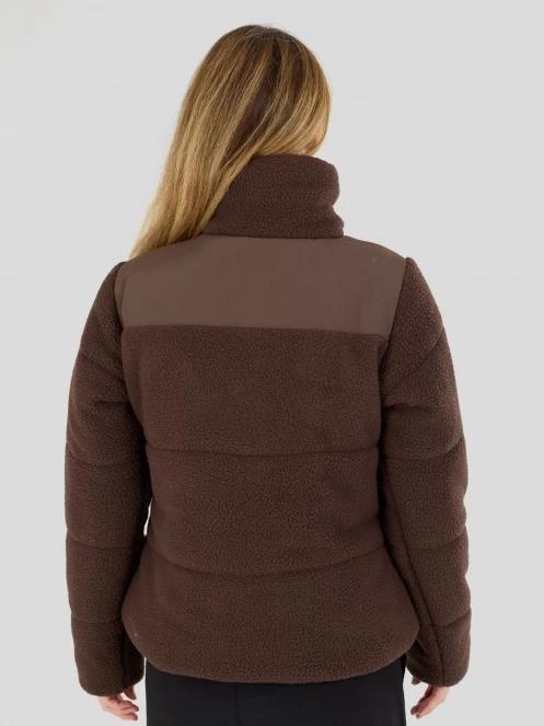 Fundango Nukka Padded Jacket női steppelt átmeneti kabát barna színben 3