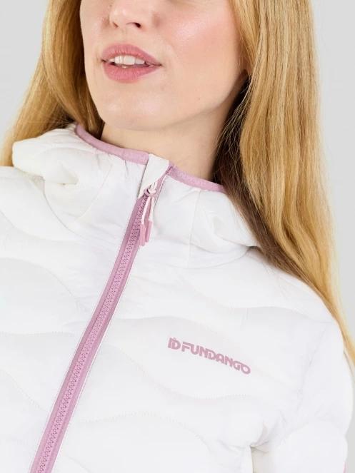 Fundango Vinke Padded Jacket női steppelt átmeneti kabát fehér színben 8