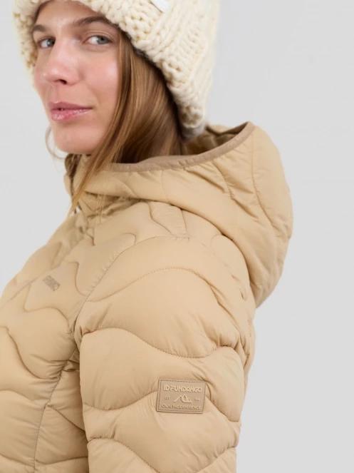 Fundango Vinke Padded Jacket női steppelt átmeneti kabát sárga színben 6
