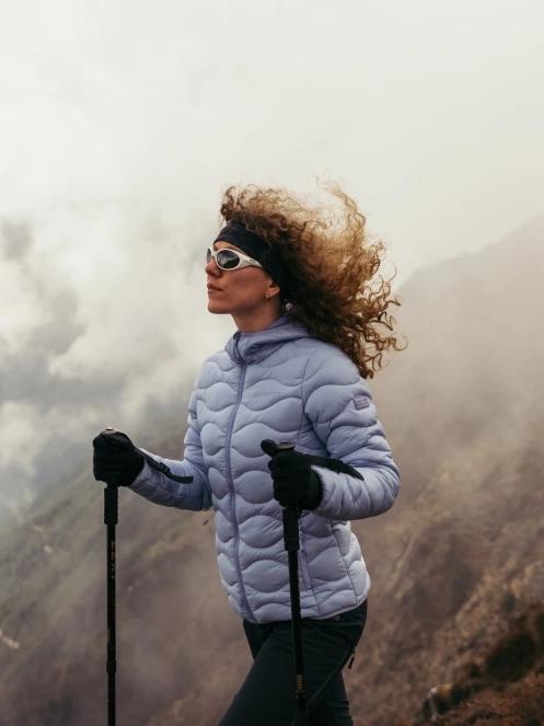 Fundango Vinke Padded Jacket női steppelt átmeneti kabát lila színben 11