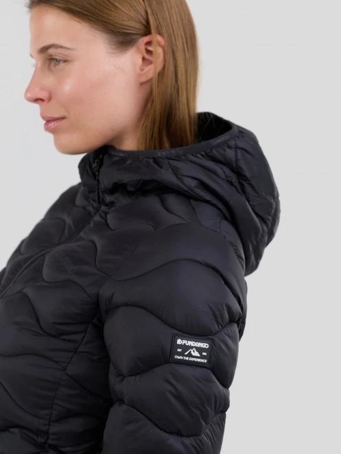 Fundango Vinke Padded Jacket női steppelt átmeneti kabát fekete színben 6