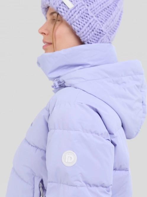 Fundango Amber Cropped Jacket női steppelt átmeneti kabát lila színben 7