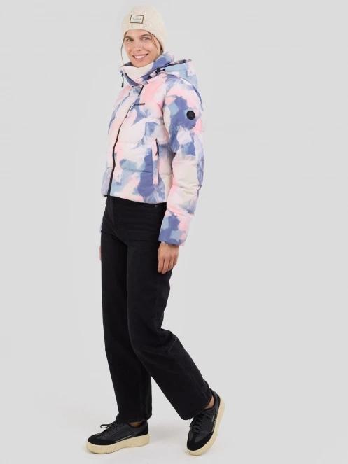 Fundango Amber Cropped Jacket női steppelt átmeneti kabát multikolor színben 4