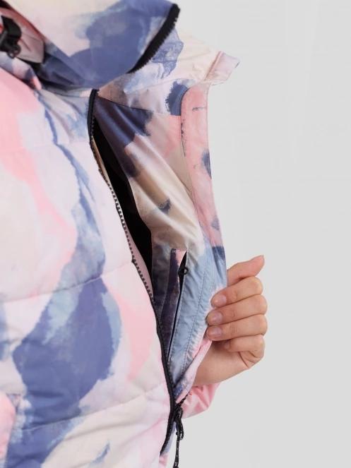 Fundango Amber Cropped Jacket női steppelt átmeneti kabát multikolor színben 7