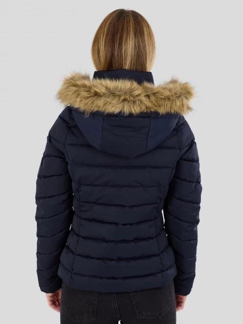 Fundango Urban Lite Jacket női steppelt átmeneti kabát sötétkék színben 3