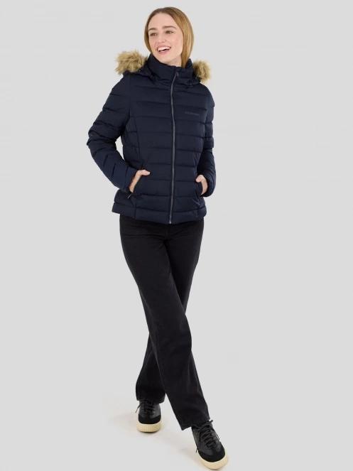 Fundango Urban Lite Jacket női steppelt átmeneti kabát sötétkék színben 4