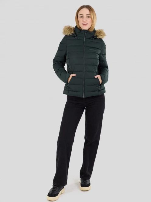 Fundango Urban Lite Jacket női steppelt átmeneti kabát oliva színben 4