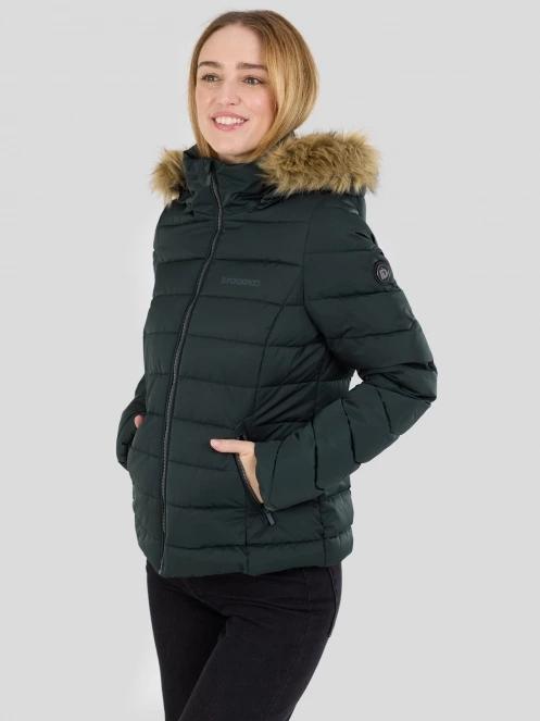 Fundango Urban Lite Jacket női steppelt átmeneti kabát oliva színben 6