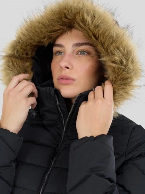 Fundango Urban Lite Jacket női steppelt átmeneti kabát fekete színben 5