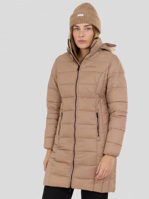 Fundango Lunel Padded Jacket női steppelt átmeneti kabát barna színben 2