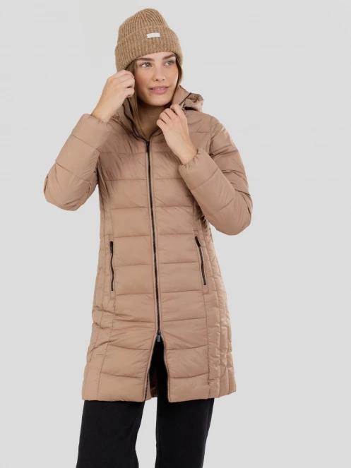 Fundango Lunel Padded Jacket női steppelt átmeneti kabát barna színben 5