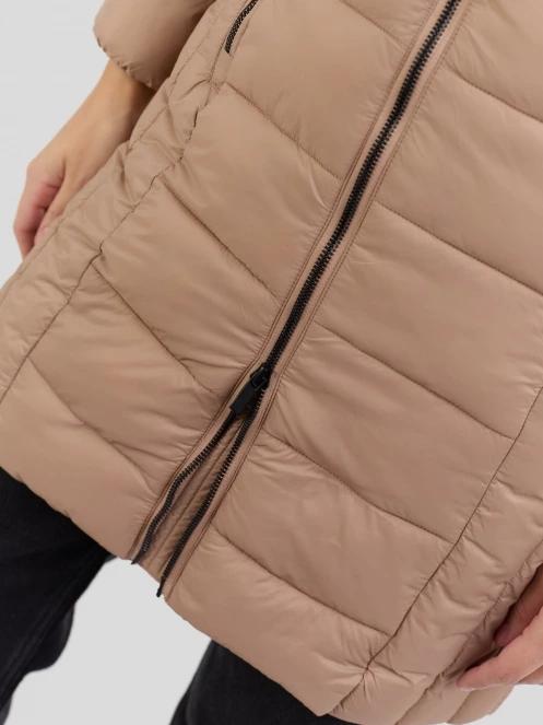 Fundango Lunel Padded Jacket női steppelt átmeneti kabát barna színben 7
