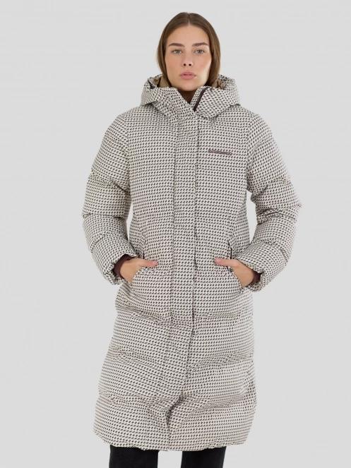 Fundango Cosycoat Long Padded Jacket női steppelt télikabát multikolor színben 2