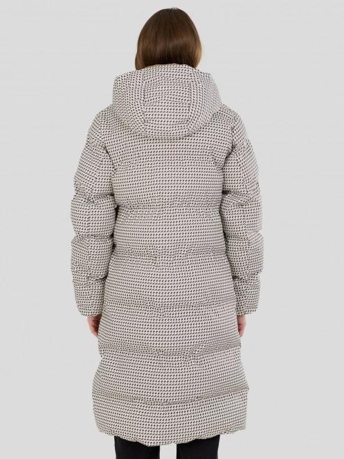 Fundango Cosycoat Long Padded Jacket női steppelt télikabát multikolor színben 3
