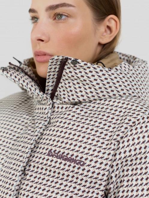 Fundango Cosycoat Long Padded Jacket női steppelt télikabát multikolor színben 6