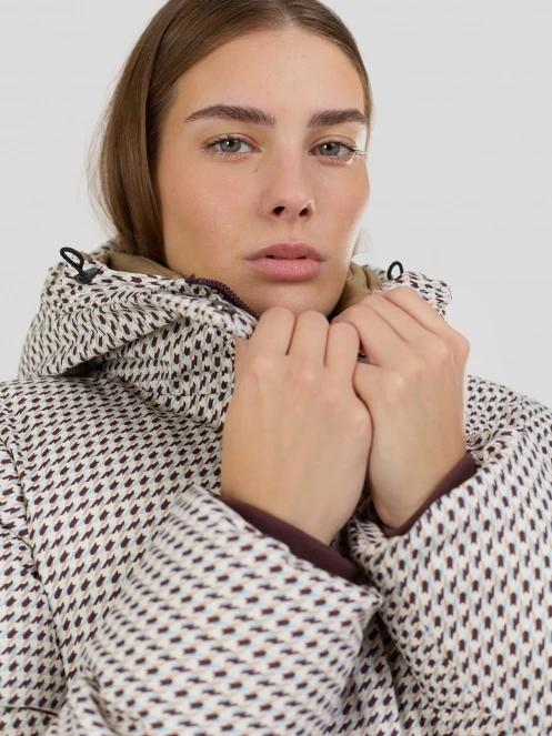 Fundango Cosycoat Long Padded Jacket női steppelt télikabát multikolor színben 7