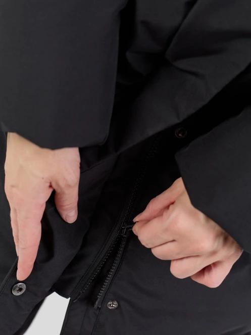 Fundango Cosycoat Long Padded Jacket női steppelt télikabát fekete színben 8