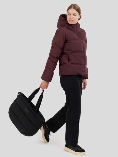 Fundango Everwind Padded Jacket női steppelt átmeneti kabát lila színben 4