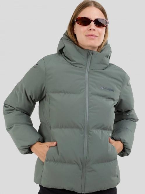 Fundango Everwind Padded Jacket női steppelt télikabát zöld színben 2
