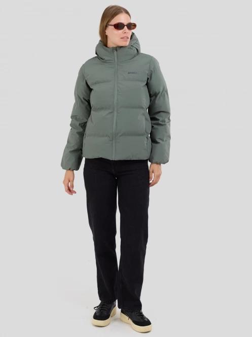 Fundango Everwind Padded Jacket női steppelt télikabát zöld színben 5