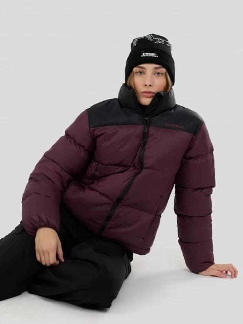 Fundango Nina Padded Jacket női steppelt télikabát lila színben 6