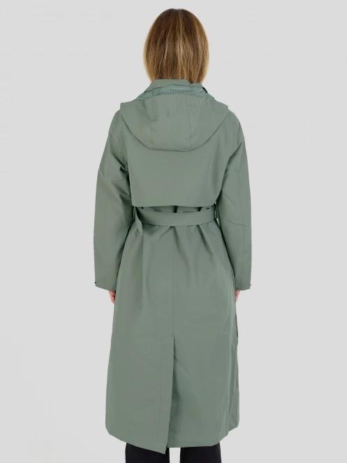 Fundango Brighton Trenchcoat női ballonkabát zöld színben 3
