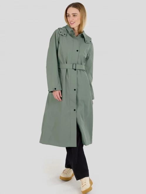 Fundango Brighton Trenchcoat női ballonkabát zöld színben 5